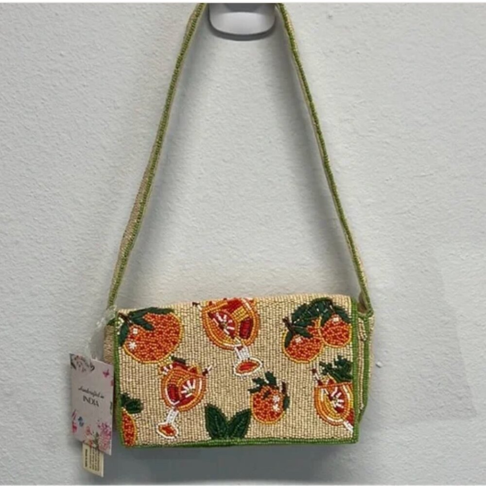 Aperol Spritz Cocktail India Beaded Shoulder Bag Drinks Oranges Tik Tok Viral